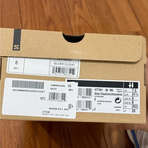 Salomon XT-6 Silver Cloud/Iron/Ultramarine - Picture 6 of 6